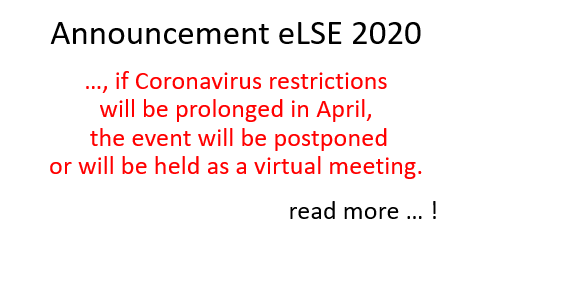 Announcement eLSE 2020